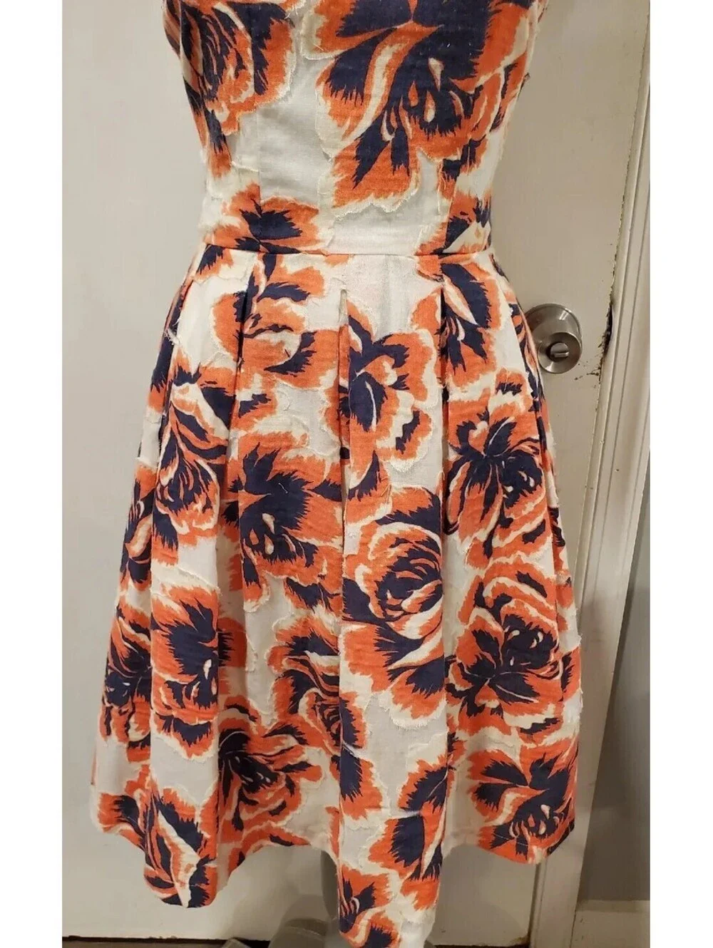 Anthropologie Porridge Size 4 Rosebloom Burnout Dress Floral